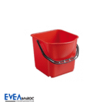 SEAU CARRE EN PLASTIQUE 25L