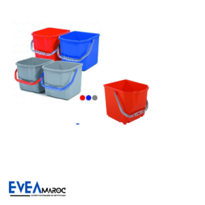 SEAU CARRE EN PLASTIQUE 6L